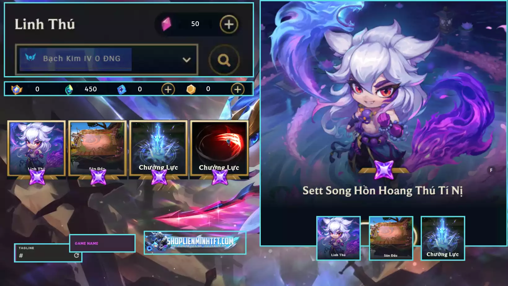 Sett Song Hồn Tí Nị  Kèm Sàn Chưởng - Còn Đổi Tên